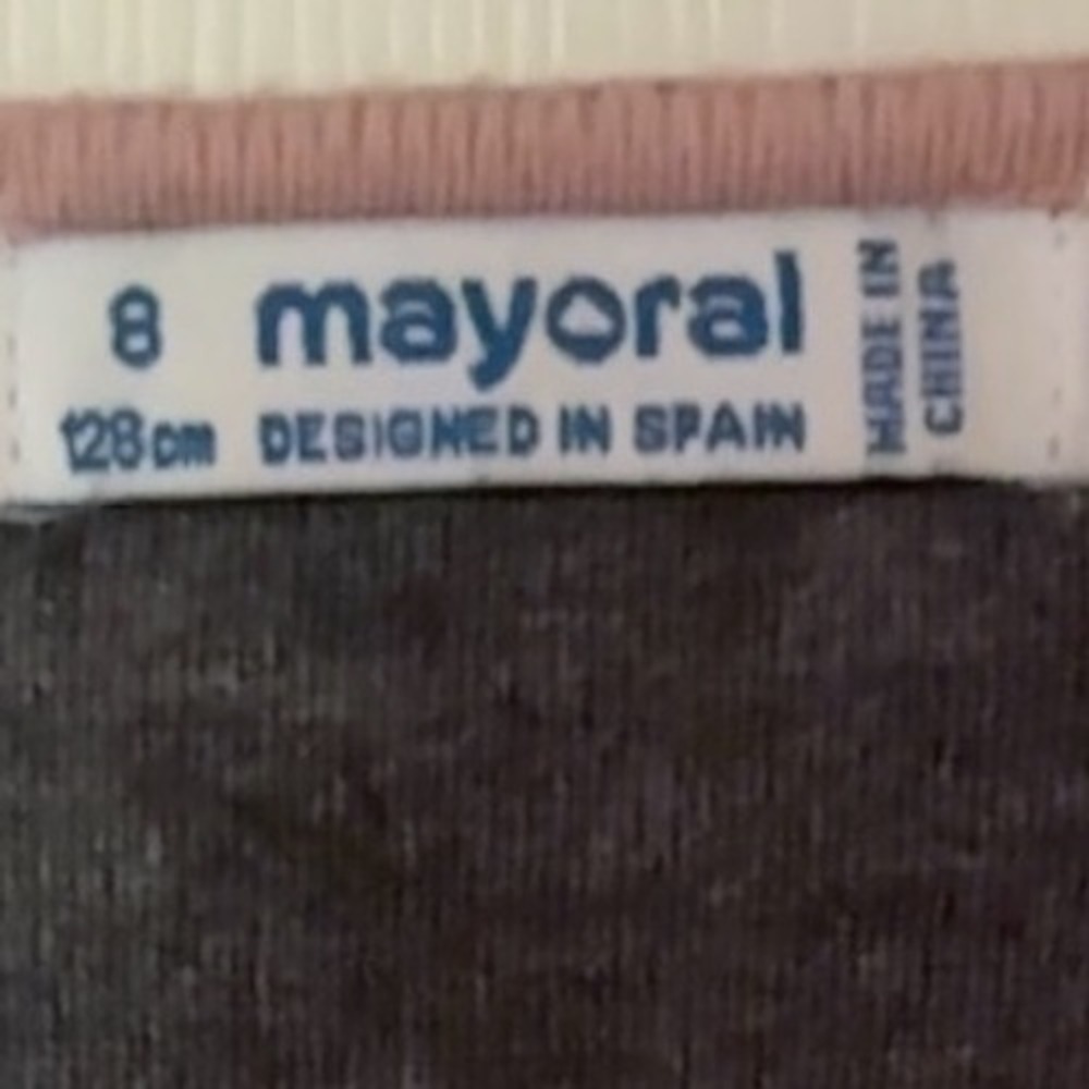 Mayoral Girls Pink Cardigan Sweater Jacket Size 8 Designed in Spain - Picture 5 of 12